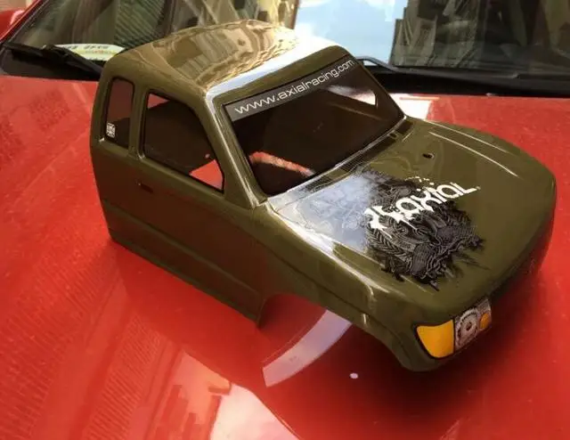 Гонки по оси 1/10 Масштаб RC Гусеничный корпус SCX10 распыленный AX4025 для AX90022