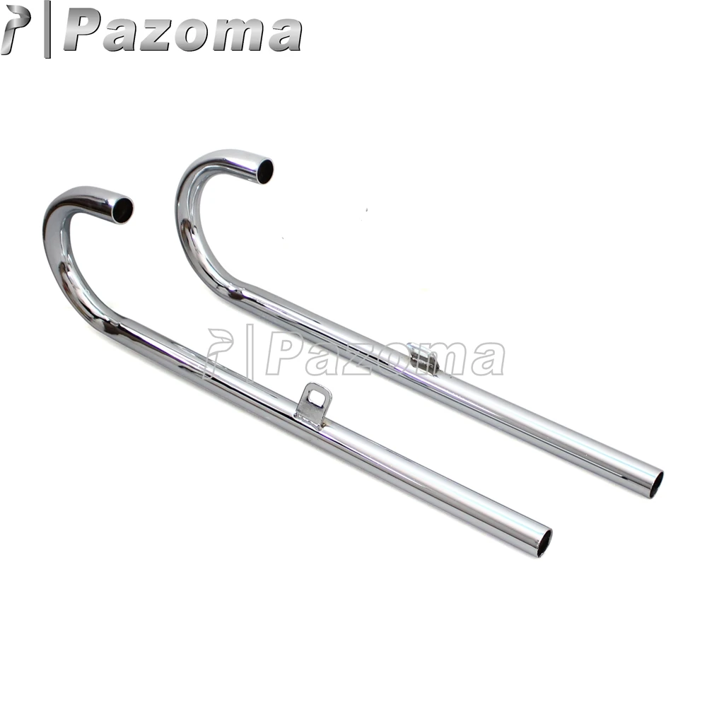 Пара мотоцикл 32HP выхлопные глушители Сталь спереди труба глушителя выхлопная