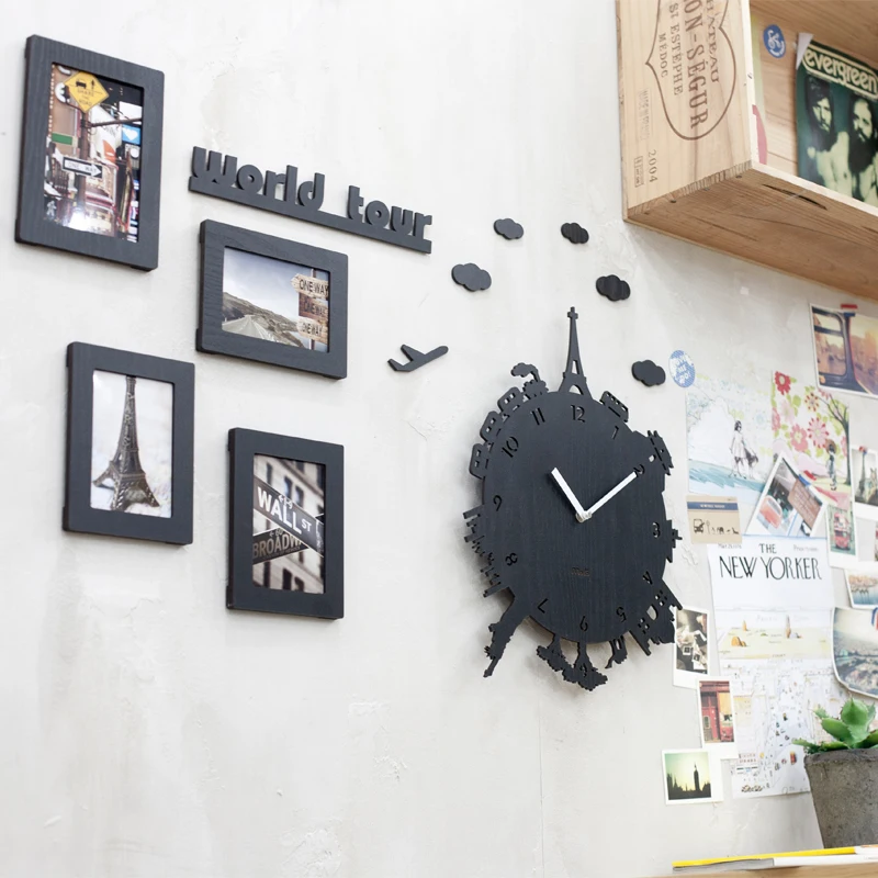 Настенные часы с изображением мирового турнира современные бесшумные кварцевые