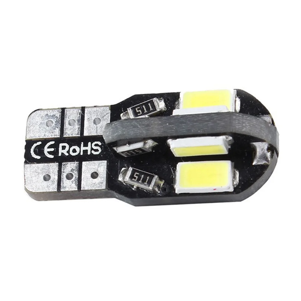 4 шт./лот Canbus T10 8smd 5630 5730 СВЕТОДИОДНЫЙ Свет автомобиля W5W 194 SMD светодиодный шарик