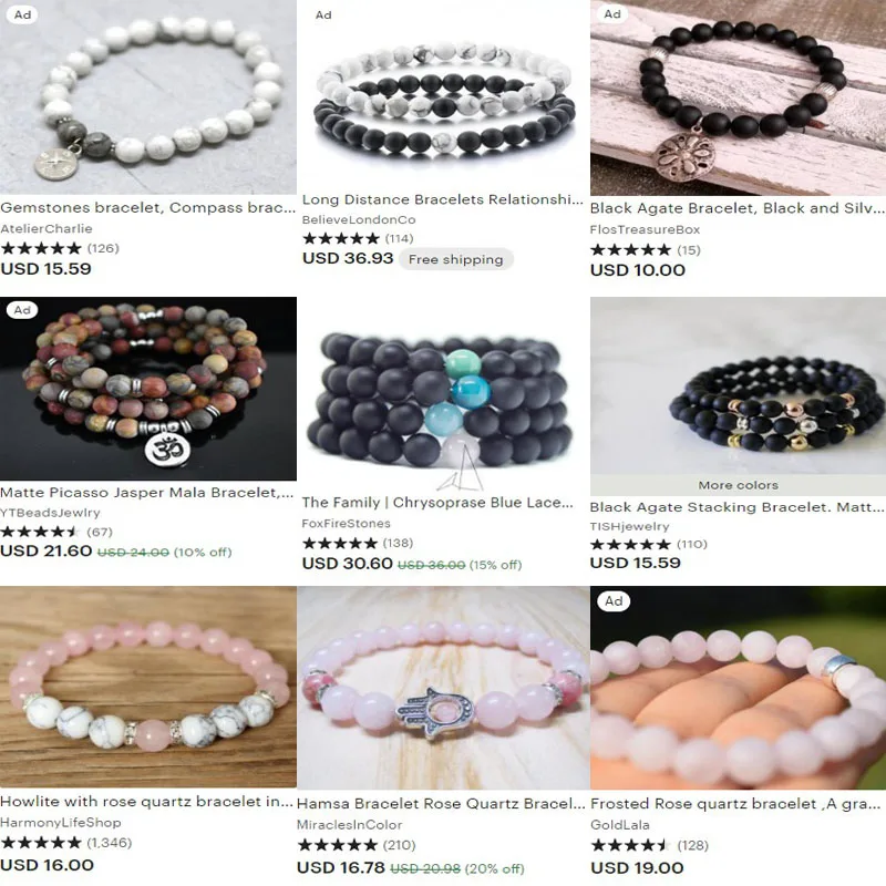 

Beads for Jewelry Making Natural New Assorted Stone Round Forested Matte Loose Beads Strand 15" DIY Bracelet Necklace Wholesale