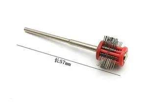 dia 0.2mm Инструменты для изготовления ювелирных изделий мини-кисточка матовая стальная проволочная щетка зеленый цвет зернистость средняя 1 шт - Цвет: dia 0.2mm