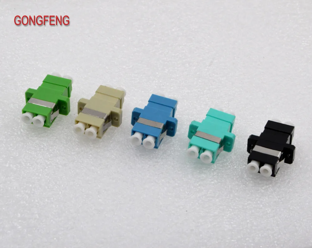 GONGFENG 100 шт. лидер продаж; Новинка волоконно-оптический соединитель оптический патч-корд однорежимный, двойной адаптер OM3 OM4 Соединительный фланец специальные