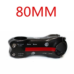 Red 80mm puaraza полный углеродного волокна горный велосипед Диаметр/Велосипедный вынос/стояк/MTB велосипед стволов 31,6*28,6/6 градусов - Цвет: Red 80mm