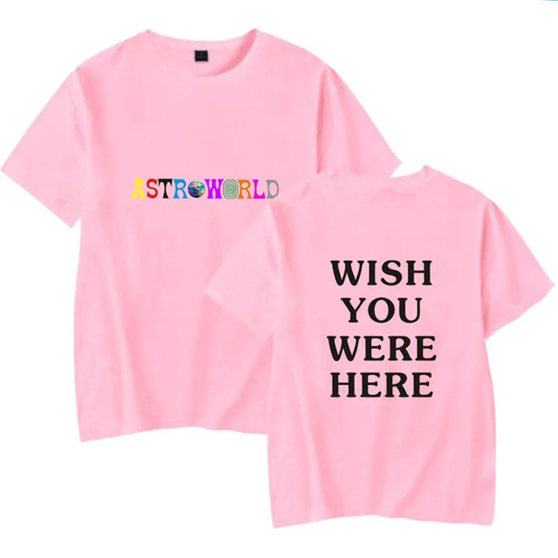 Новое поступление футболка ASTROWORLD для мужчин и женщин в стиле хип-хоп футболки с