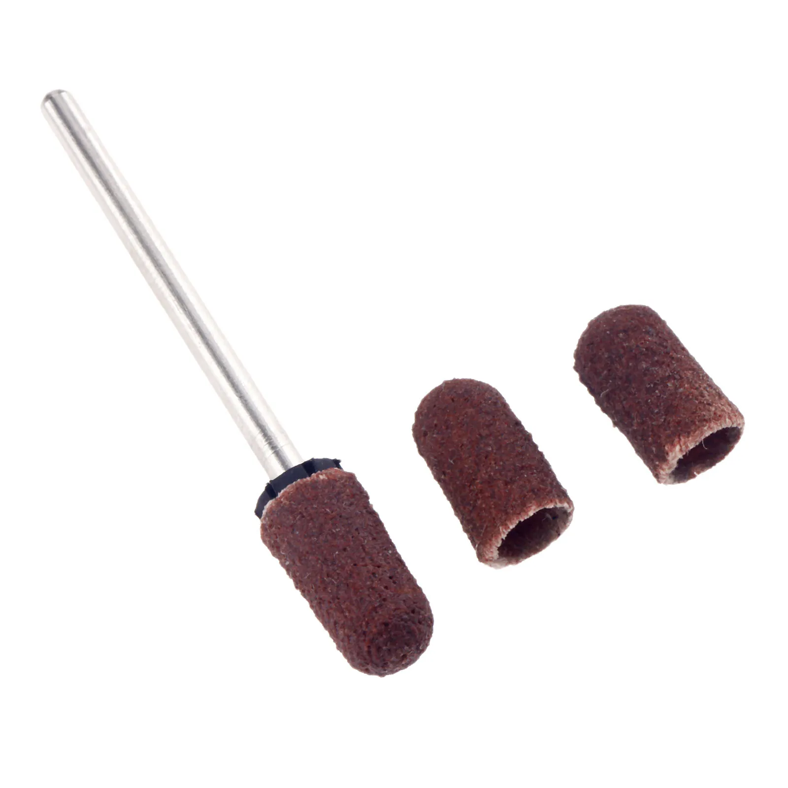 DRELD 10 шт. Аксессуары Dremel шлифовальные колпачки с шлифовальным барабаном оправка роторный инструмент сверла для ногтей электрические полировочные инструменты