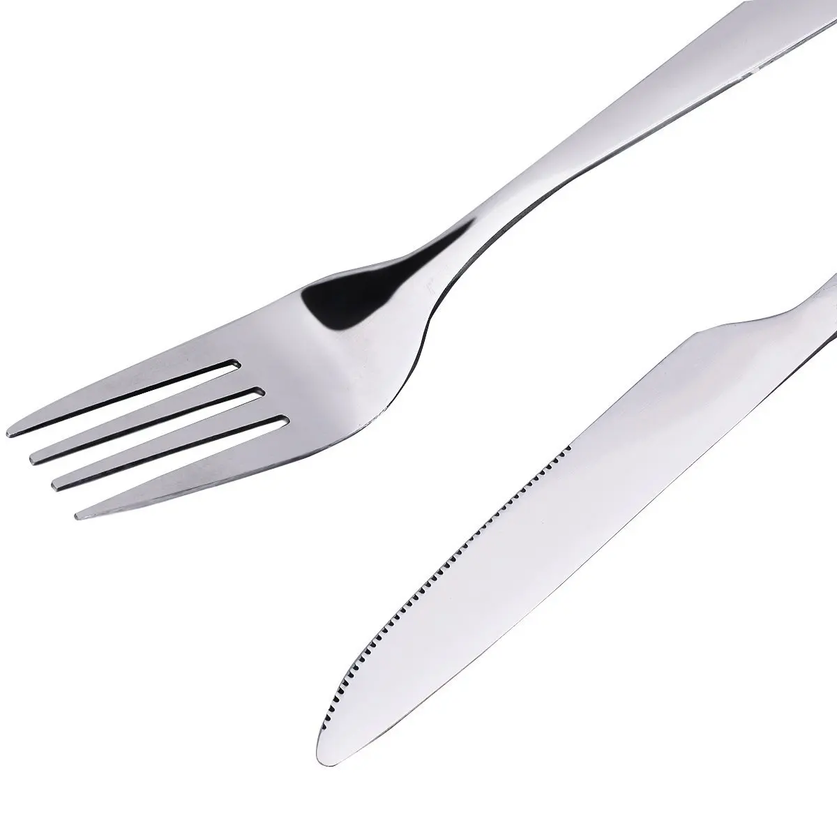 Серебряные Столовые приборы комплект нержавеющая сталь путешествия отдых с