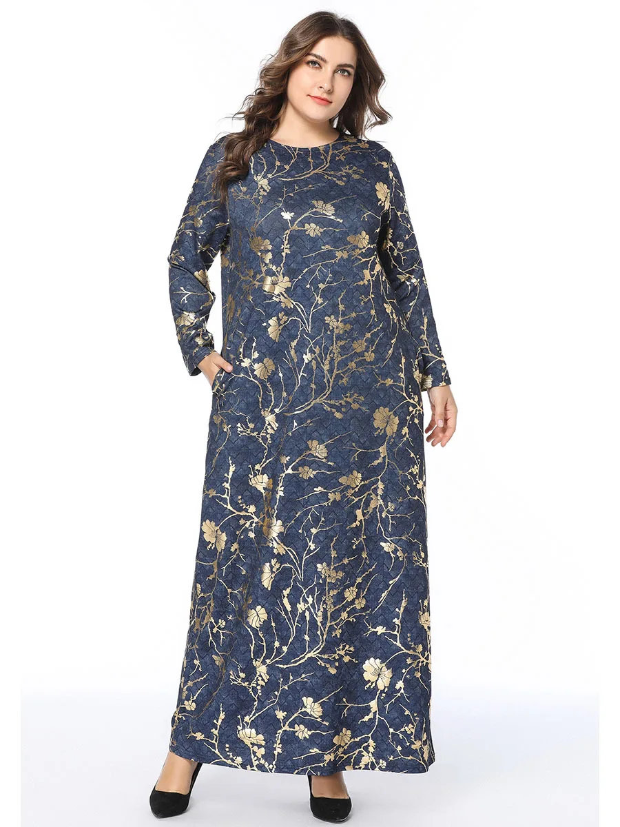 Женское мусульманское длинное платье для девочки abaya кафтан Турецкая