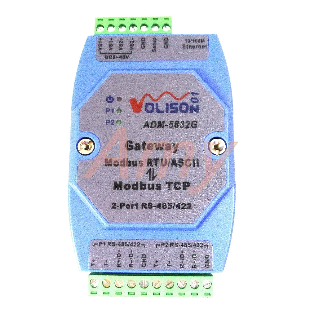 ADM 5832G Professional MODBUS Gateway Industrial Level 2 port rs485/422 Modbus RTU to TCP|rtu|rtu modbus |
