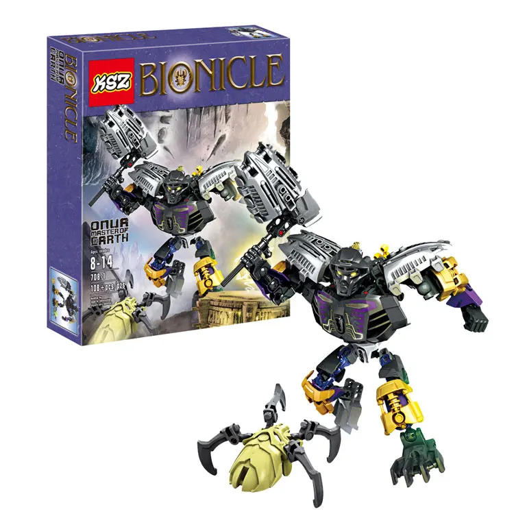 Reedcall Bionicle Onua мастер земного строительства игрушки Совместимые Legoings 70789