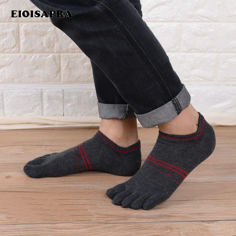 [EIOISAPRA] Мужские повседневные носки с пятью пальцами 5 цветов большого размера