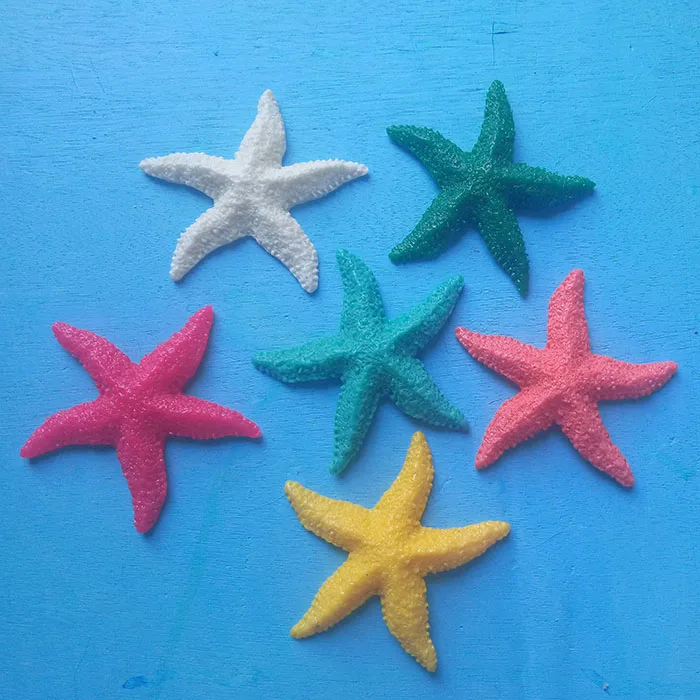 1 шт./лот изделия из смолы драпировка в форме морской звезды для пальцев 2-4 дюйма