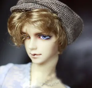 BJD коричневая Ретро панк-Кепка для 14 MSD 17 