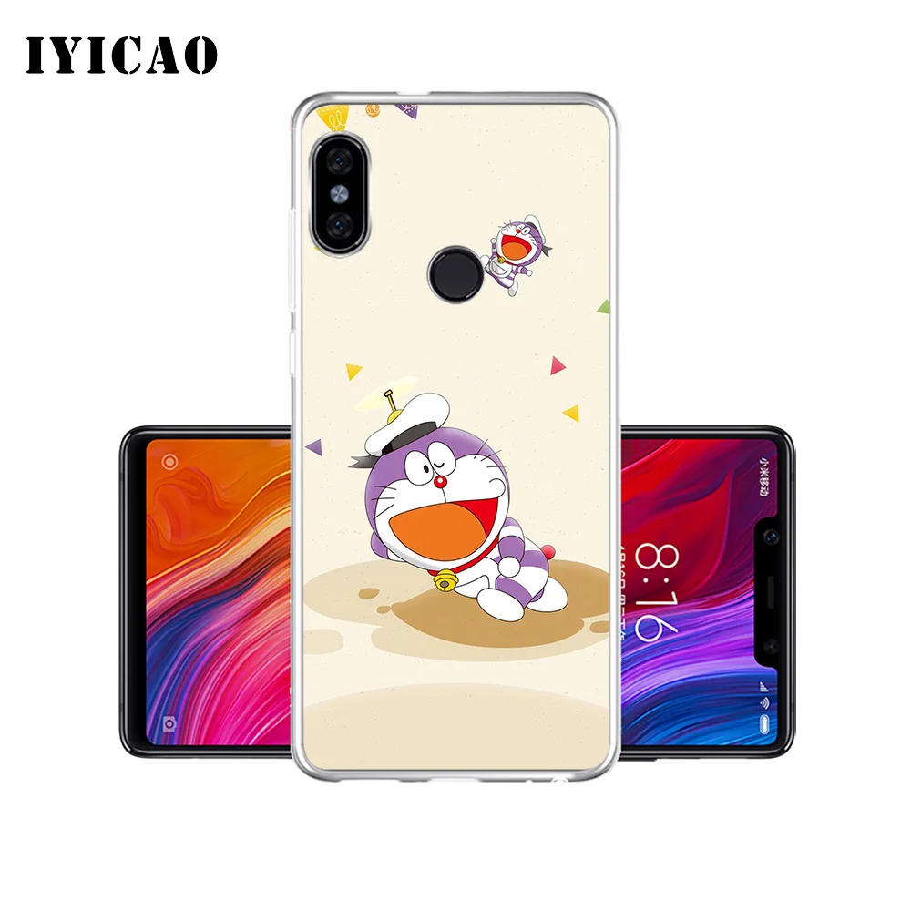 Милый мягкий силиконовый чехол для телефона IYICAO Doraemon Xiaomi Mi 9 8 SE 6 A1 A2 Lite F1 MIX2S MIX3 из