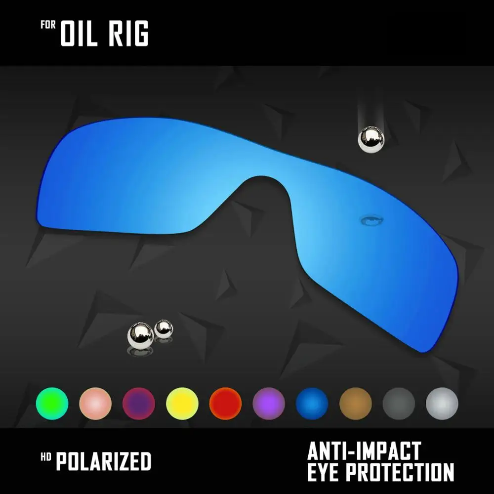 Линзы OOWLIT для замены солнцезащитных очков Oakley Oil Rig Поляризованные много