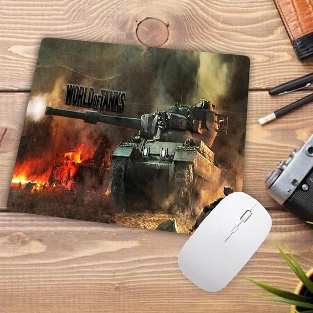 Большая рекламная акция, коврик для мыши World Of Tank, игровой коврик для геймера, маленький размер, резиновый игровой коврик для мыши, коврик для мыши 18X22 см
