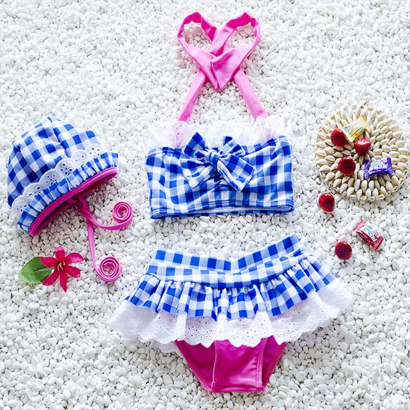 Бикини для девочек детский купальник из двух предметов детские купальники