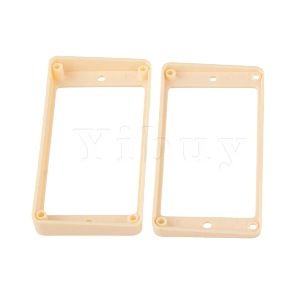 

Yibuy10 x Beige Plastic Curved Bottom Humbucker Pickup Frame Covers