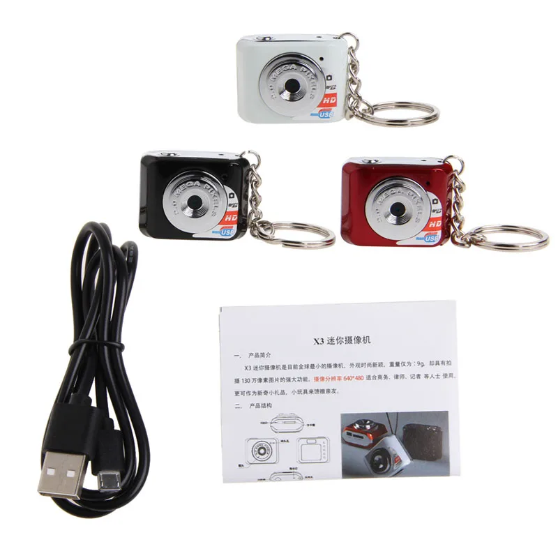 X3 Мини Высокое разрешение микро крошечные скрывая видео Камера Mini DV видеокамеры