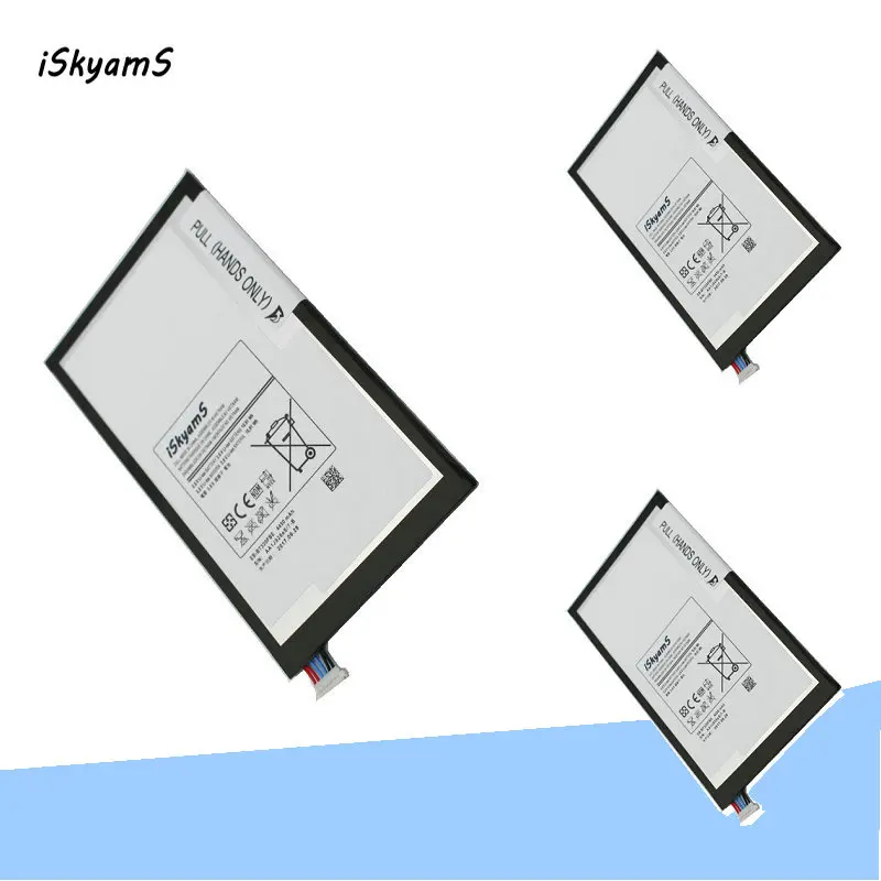 ISkyamS 3x4450 мА/ч EB BT330FBE запасная батарея для Samsung Galaxy Tab 4 8 0 T330 T331 T331C T335 SM T335|Чехлы с