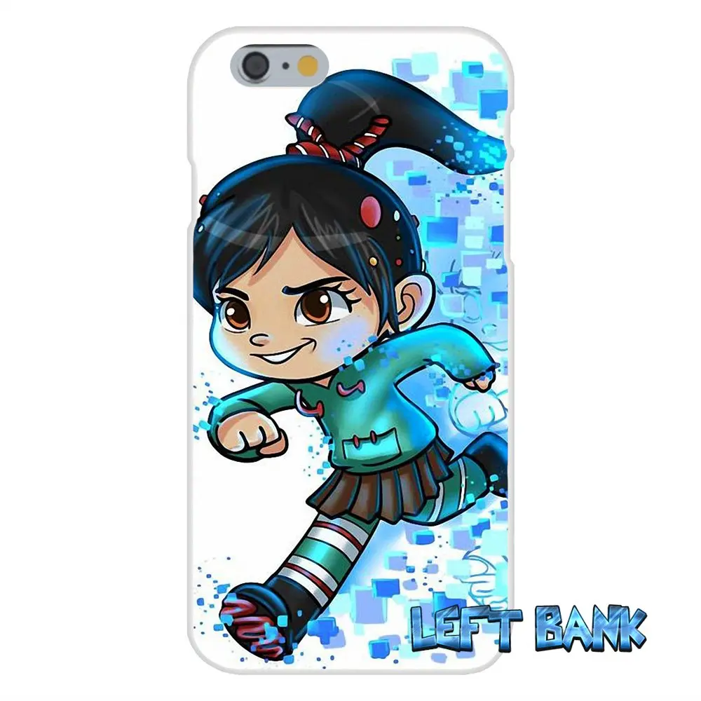 Мягкий силиконовый прозрачный чехол из ТПУ для Samsung Galaxy Note 3 4 5 S4 S5 MINI S6 S7 edge Vanellope Von