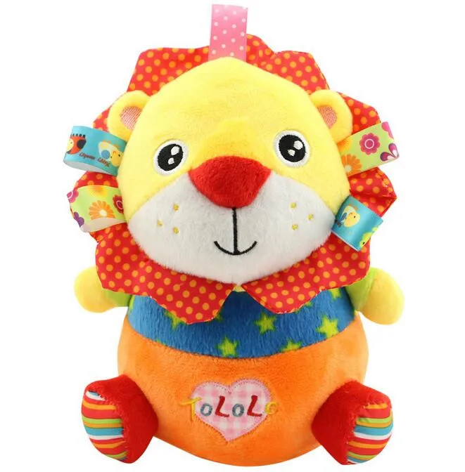 4 вида мультяшных животных роли-поли игрушка детская мягкая плюшевая кукла