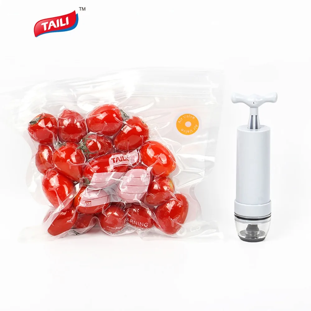 Пищевые вакуумные пакеты Tai с вакуумной упаковкой для насоса кухонные хранения