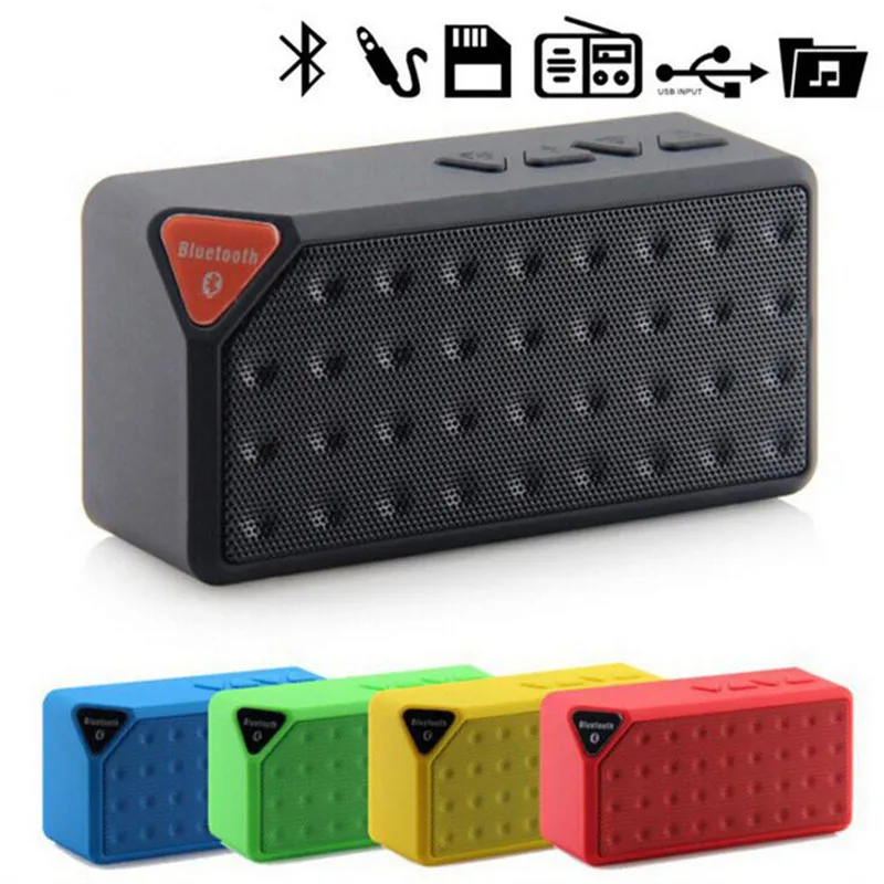 X3 Портативный Беспроводной Bluetooth Динамик стерео сабвуфер громкий Спорт handsfree с