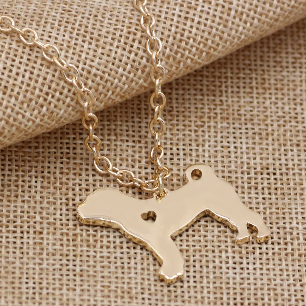 Женский простой дизайн маленькие милые товары для любимой собаки кулон ожерелье