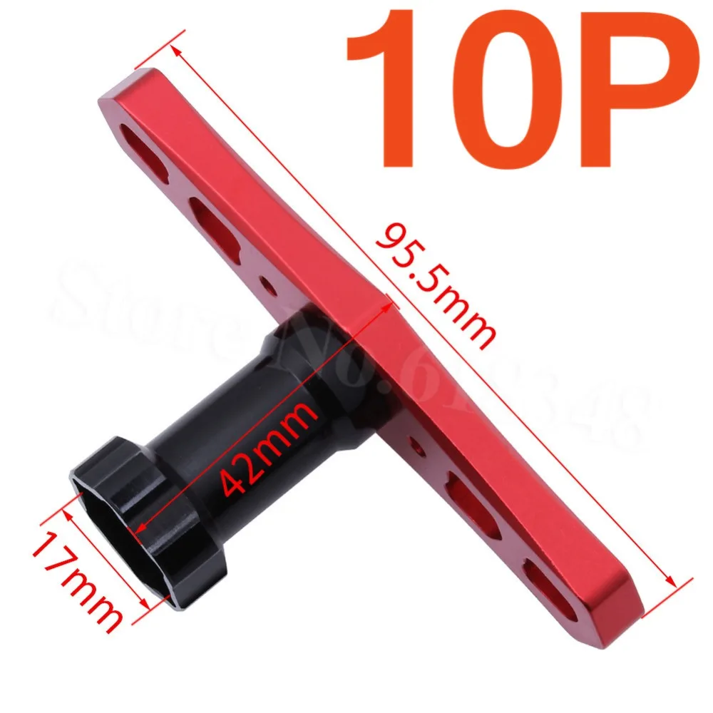 

10pcs 17mm Wheels HEX Nuts Sleeve Wrench Team C Racing RC Tools For 1:8th Car Buggy Monster