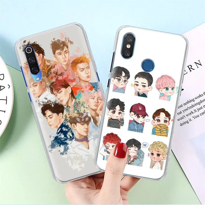 EXO band k-pop kpop чехол для телефона для Xiao mi Red mi 7 5 6 Pro Note 7 Pro 5 5A 6 mi A1 A2 8 Lite 9 чехол Coque