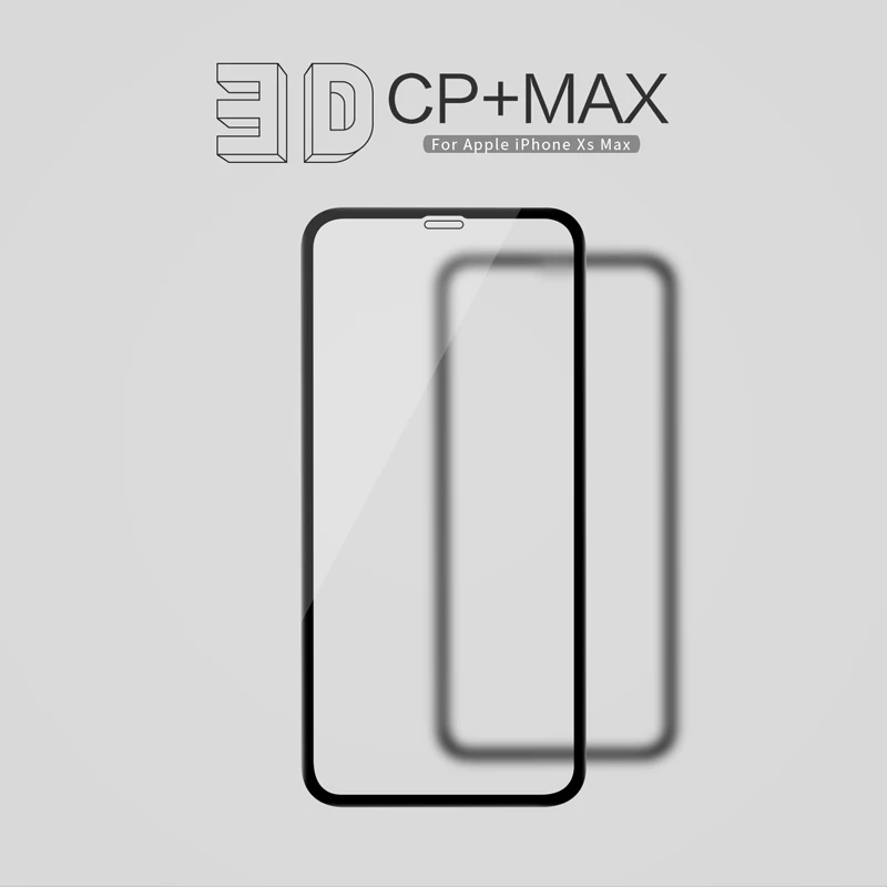 3D изогнутое полное покрытие стекло для Iphone XS Max закаленное стекло для Iphone XR стекло Nillkin CP+ MAX защита экрана Защитная пленка