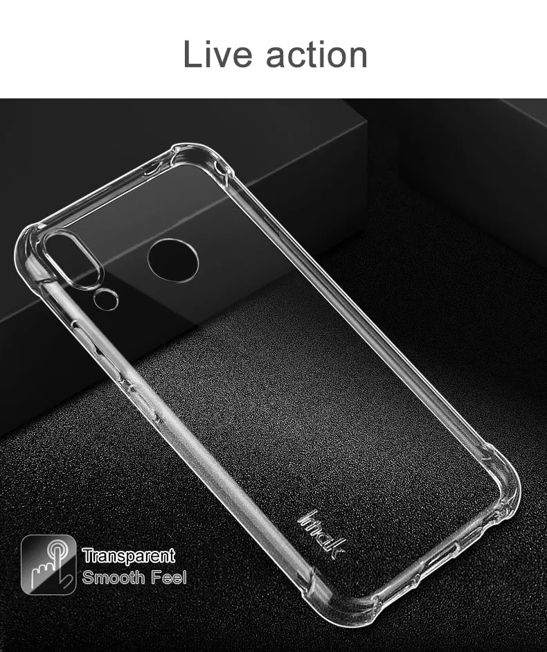 IMAK Для Asus ZE620KL чехол ZS620KL чехол силиконовый мягкий прозрачный TPU чехол для zenfone Max M1 Pro M2 ZB631KL ZB633KL