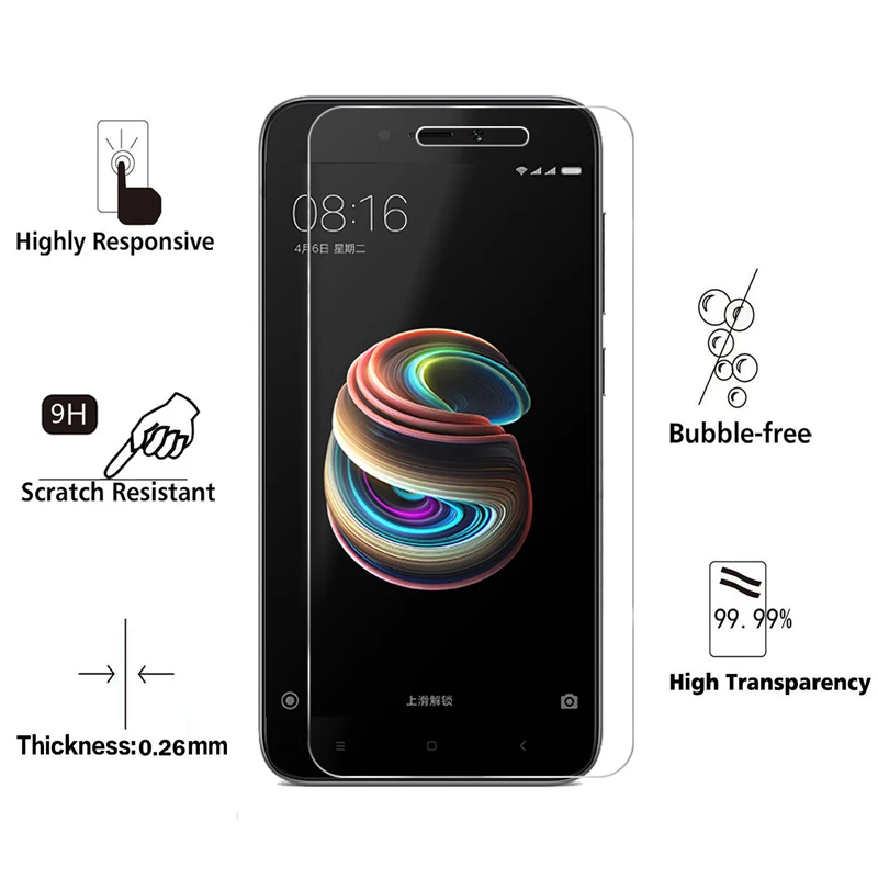 С уровнем твердости 9H закаленное Стекло для Xiaomi Redmi 5 5A 5Plus 3 One plus 3X3 S 4X 4A Note3 SE Mi4C Mi4S Mi4 Mi5 Mi5S плюс Экран чехол с защитной пленкой