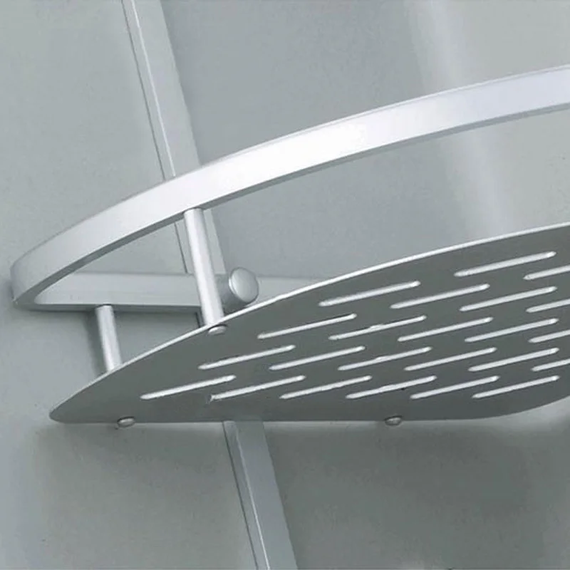 Аксессуары для ванной комнаты/двухслойная полка комнаты Настенная алюминиевая