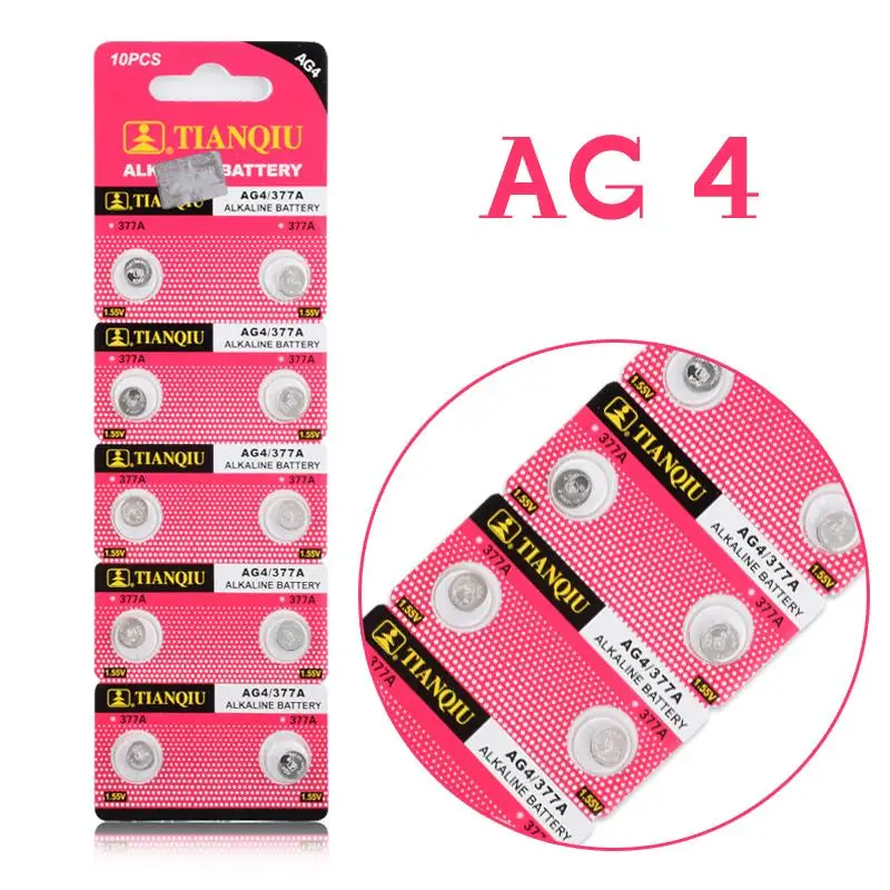 YCDC Бесплатная доставка + горячая Распродажа 10 шт. x AG4 377A 377 LR626 SR626SW SR66 LR66 батарея