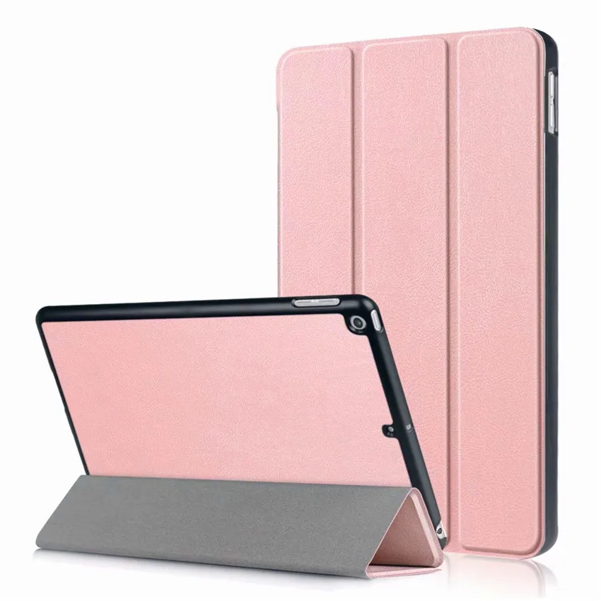 Rose Golden Умный чехол для нового Apple iPad 1893 1954 защитный чехол из искусственной кожи чехол-подставка чехол для iPad 9,7 планшета fundas чехол s - Цвет: Rose Golden