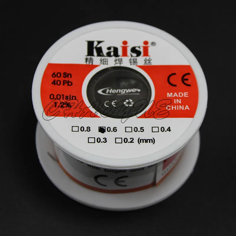 Оловянно-свинцовый припой Проволочная проволока для пайки с канифолью 0 3 мм 4 5 6