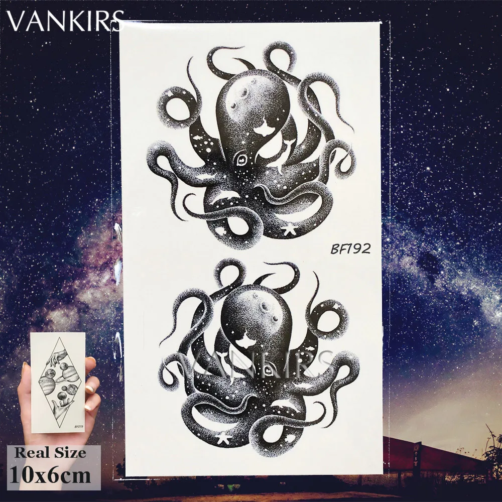 3D геометрические женские татуировки на руку галактические звезды наклейки холм