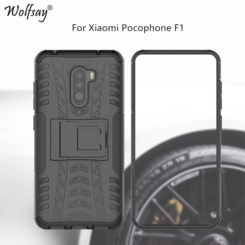 Чехол для Pocophone F1 PoCo сверхпрочный армированный держатель из поликарбоната