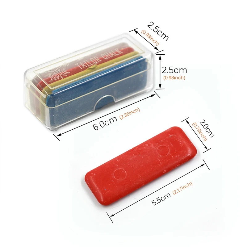 4 шт./компл. красочные со стирающимися чернилами швейная Мел для портнихи