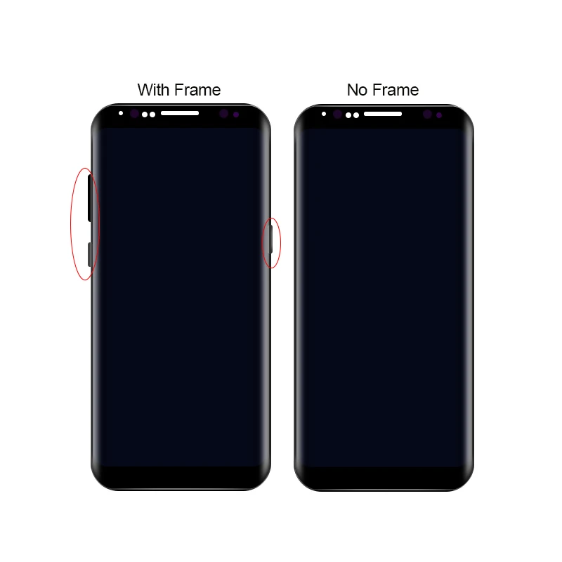 AMOLED 5,8 ''для samsung Galaxy S8 g950 ЖК-дисплей с сенсорным экраном дигитайзер в сборе для samsung S8 lcd