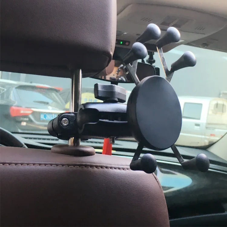 Установка на рейке 1 ''дюймовый мяч подголовник автомобиля, мотоцикл скутер зеркало заднего вида стволовых Бар крепление для мобильного телефона для крепления оперативной памяти