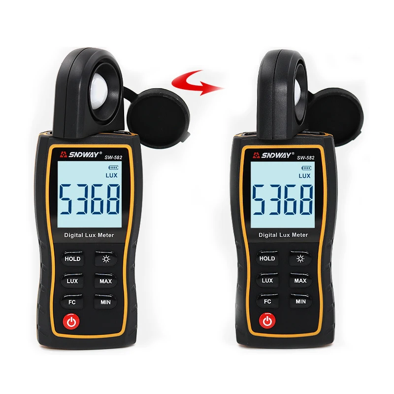 Цифровой люксметр Люкс/измеритель FC светильник метр для фотографии люминометр