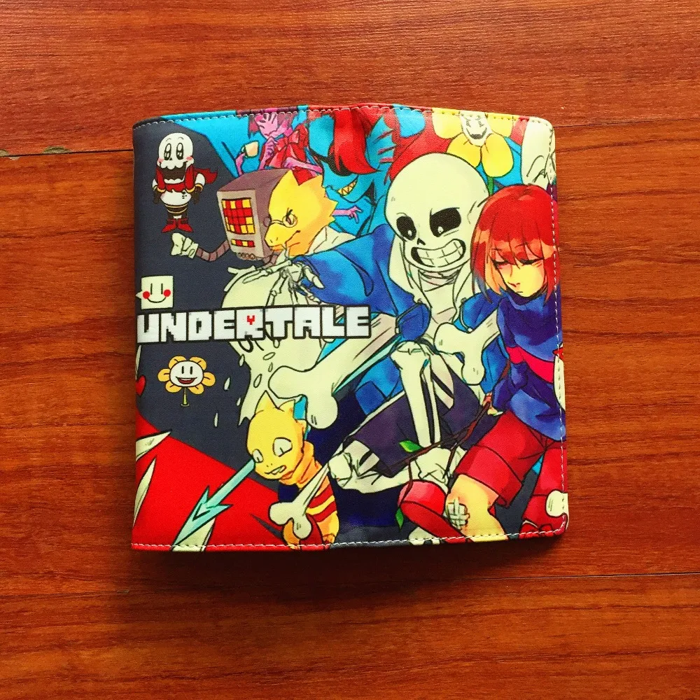 2018 аниме Cartppn кошелек Undertale SansPapyrus длинный стильный из искусственной кожи с