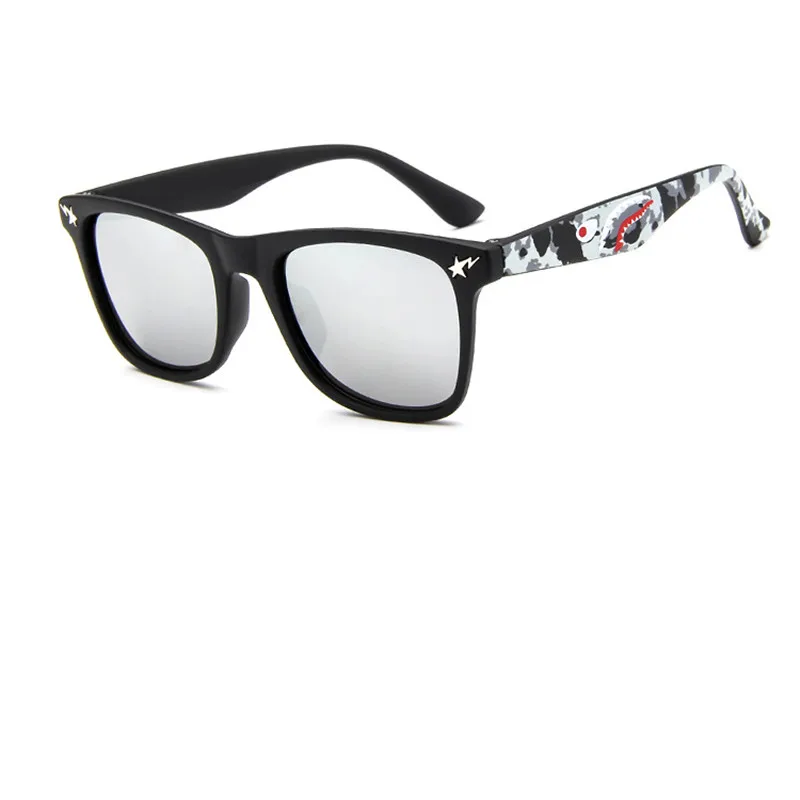 Новинка 2019 модные мужские и женские детские солнцезащитные очки UV400 квадратные