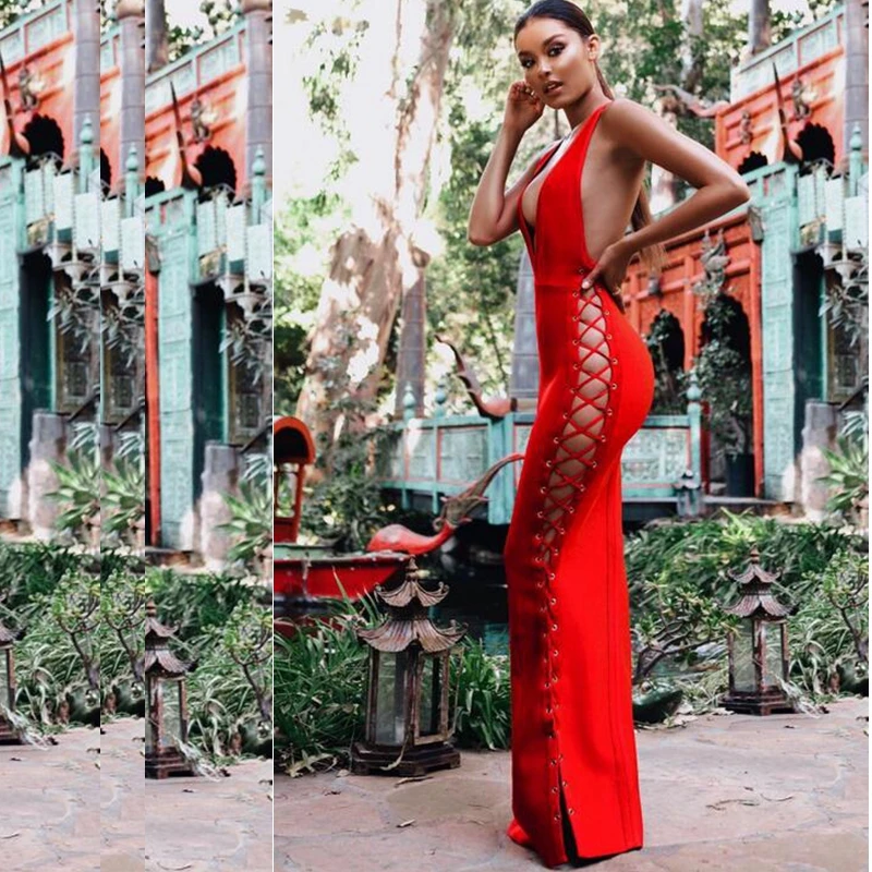 Женское летнее длинное облегающее платье без рукавов 2 цвета | Женская одежда