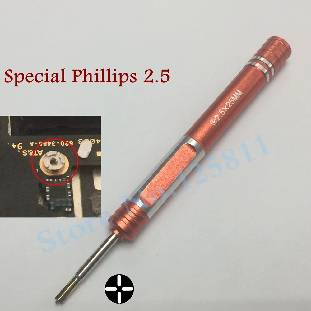 100 шт./лот прецизионный 5-пионтный 0 8 мм три крыла 6 phillips 1 3 Pentalobe S2 стальной