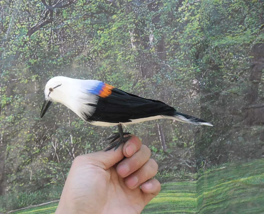 

about 18cm colouful woodpecker bird Handmade model, polyethylene& feathers bird ,prop,home,bonsai decoration toy Xmas gift w3905