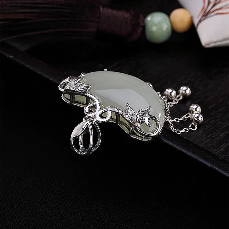 Женское колье из серебра 100% пробы без цепочки | Украшения и аксессуары